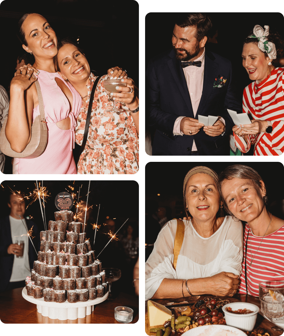 People enjoying more party activities