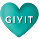 GIVIT logo in a heart shape