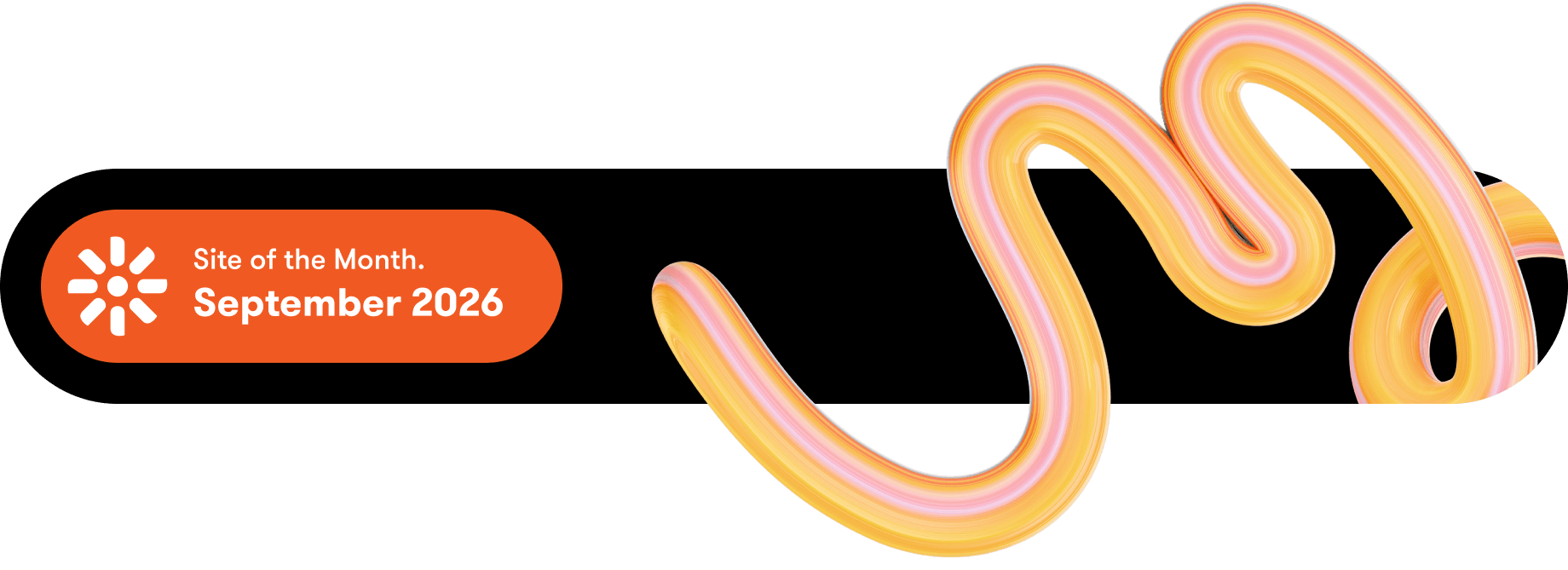 Kentico Site of the Month September 2026 badge